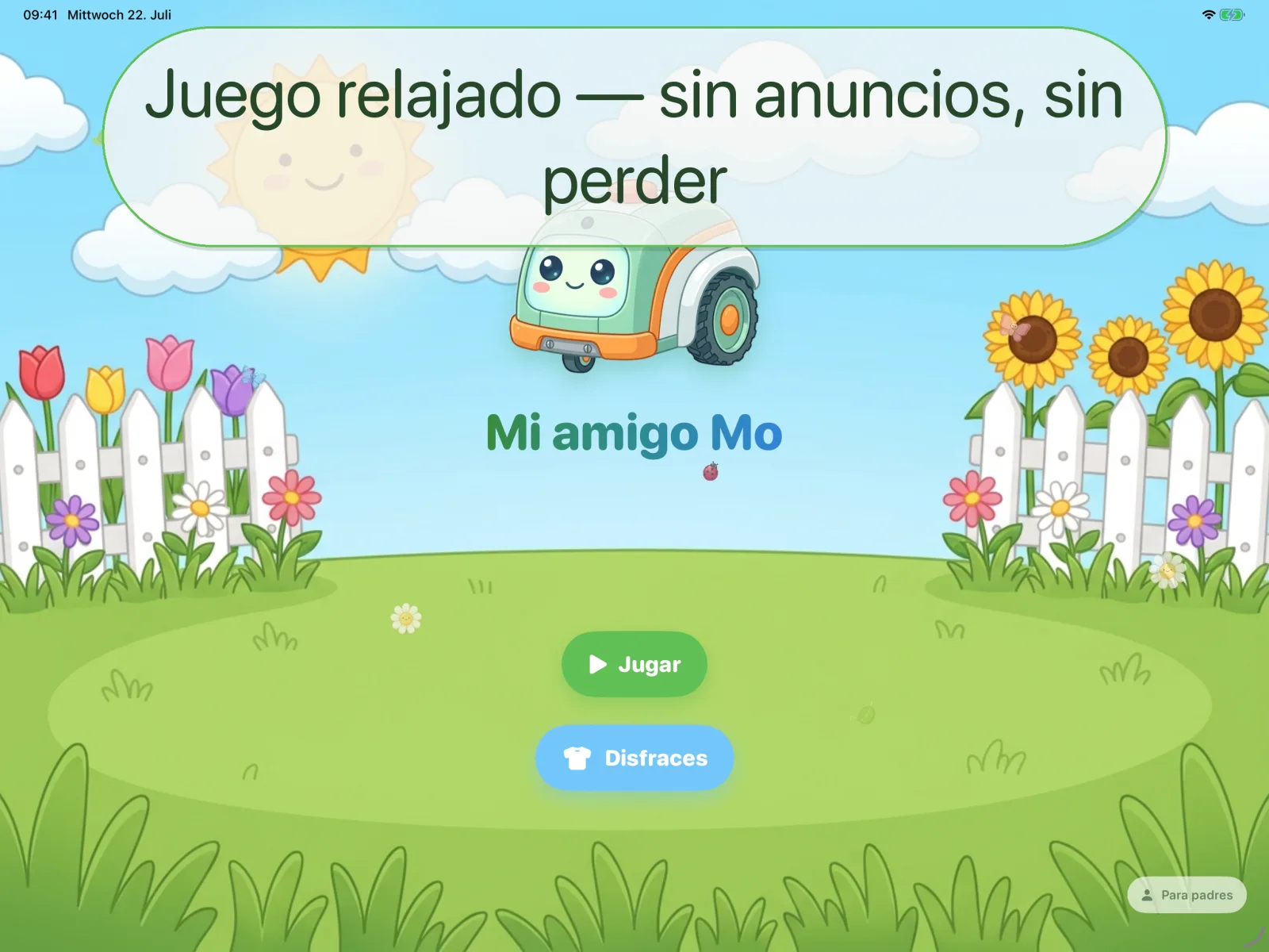 Juego relajado — sin anuncios, sin perder