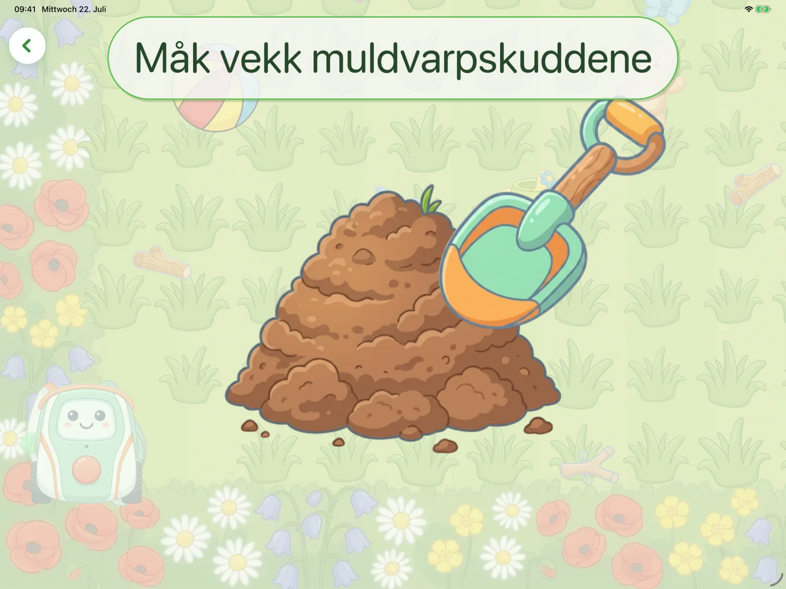 Måk vekk muldvarpskuddene